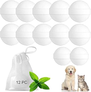 Cat Repellent & Dog Repellent 12 Pack, Cat Repellent Outdoor to Keep Cats Dogs Away, Natural Cat Dog Deterrent Balls for Indoor Yard Plants, Keeps Your Furniture Plants Curtain from Pets Damages
