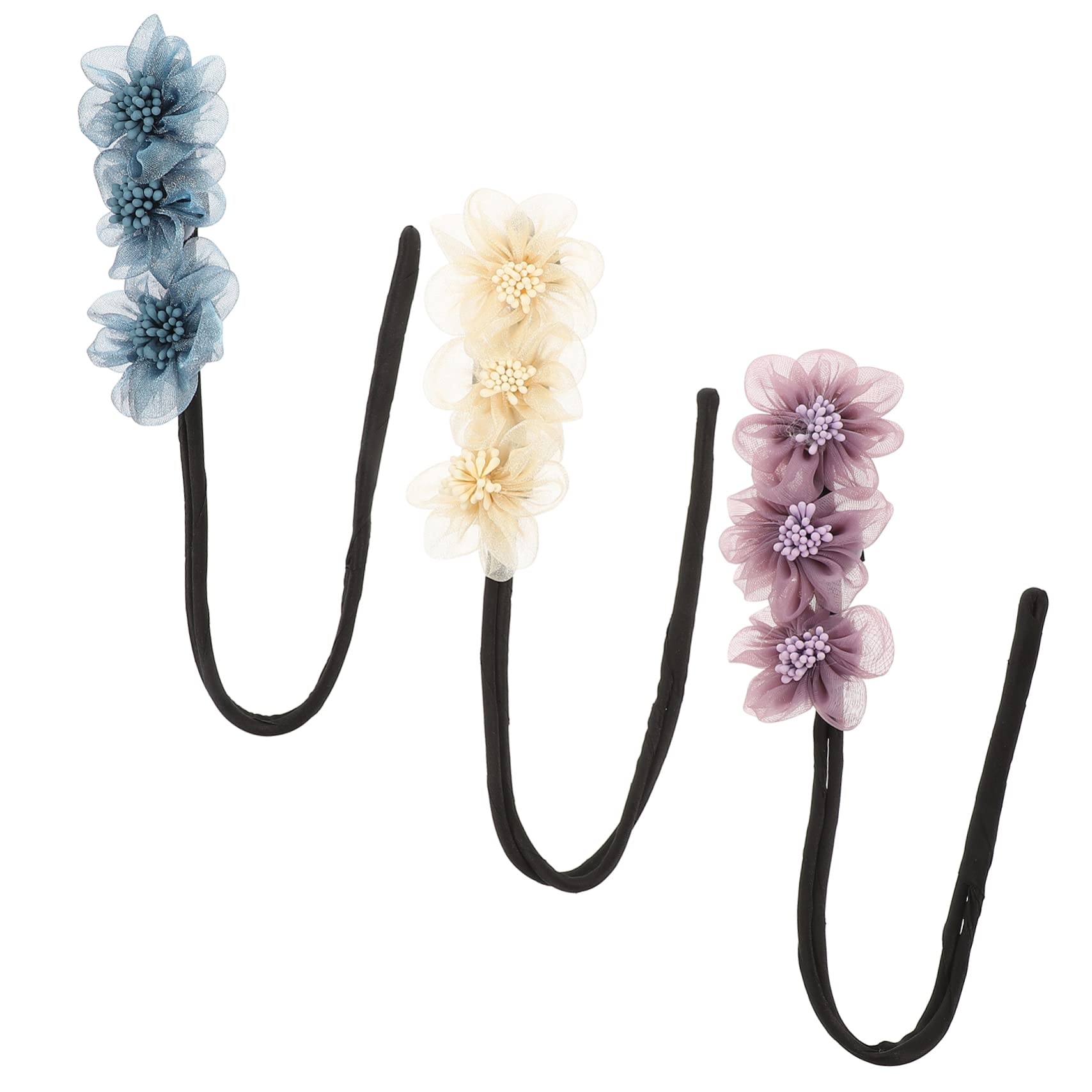 Healeved 15stücke Teiliges Dekorative Blumen Haarknoten-maker Einfach Zu Verwendende Haarstyling-haaraccessoires Für Schule Partys Und Alltag Leicht Und Langlebig