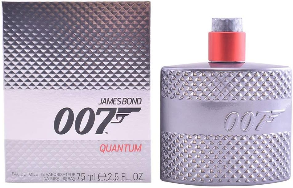 James Bond 007 Quantum Eau de Toilette Spray for Men, 2.5 Ounce