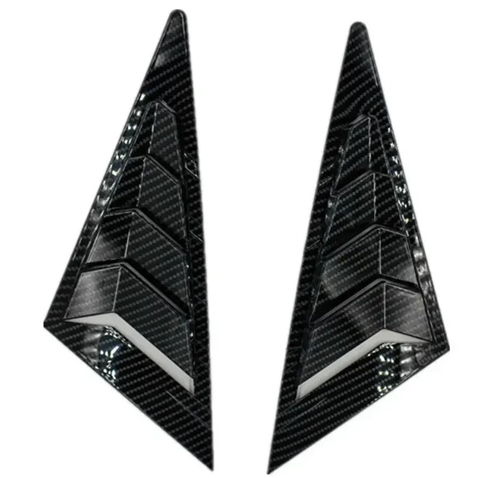 Molduras decorativas de plástico ABS con acabado de carbono para Civic Sedan 2006-2010 7