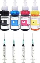 RC PRINT Ink Compatible for Epson 805,860,861,803,680,678,682,818,802,901,703,704,702,831,830,46,21,22,2 7, 28, 56,57&,PG88,CL98,PG745,CL746,PG810,CL811,PG740,CL741,PG40,CL41 (Pack of 1) CMYK