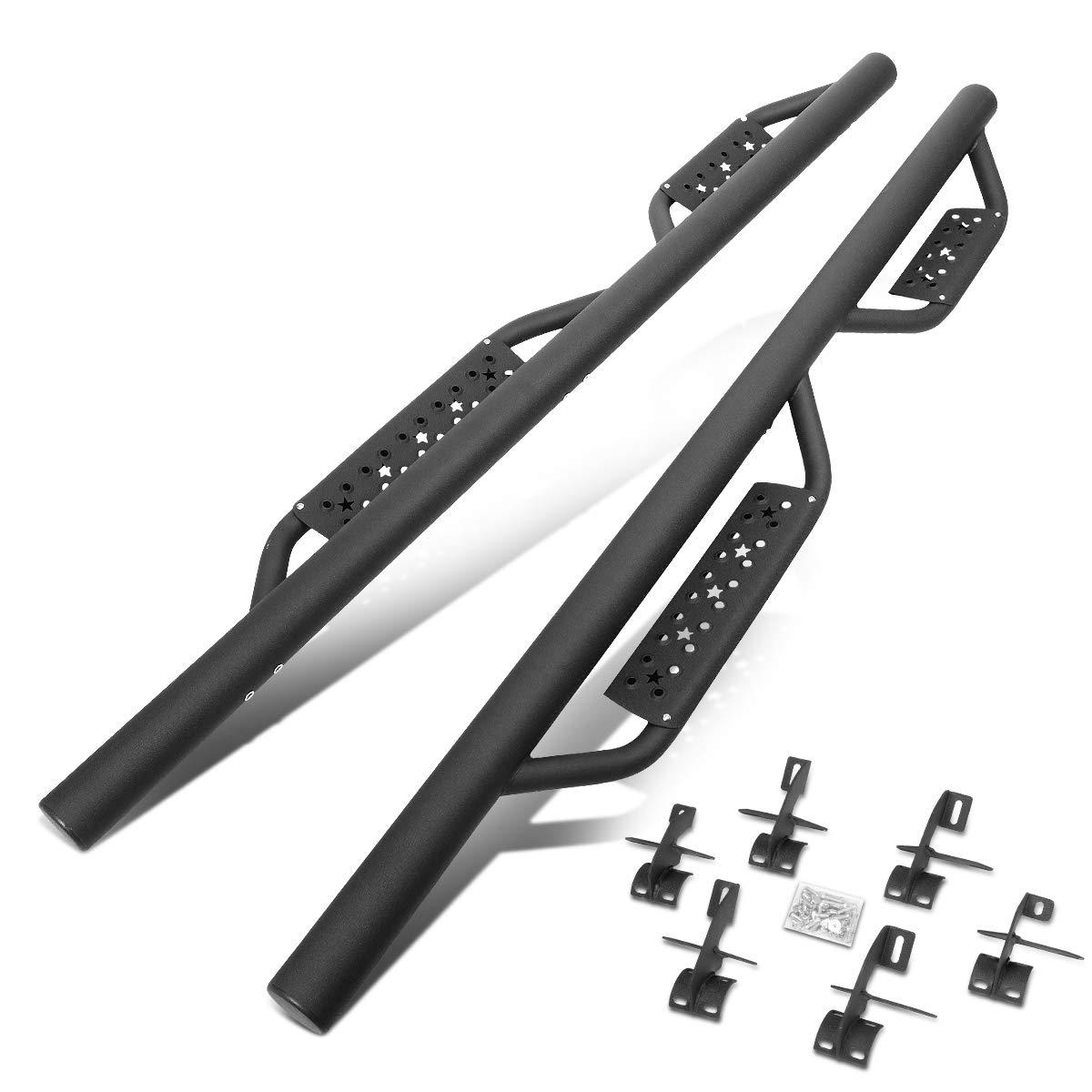 DNA MOTORING STEPBZTL8231 3 Inches Powder Coated Side Step Nerf Bar