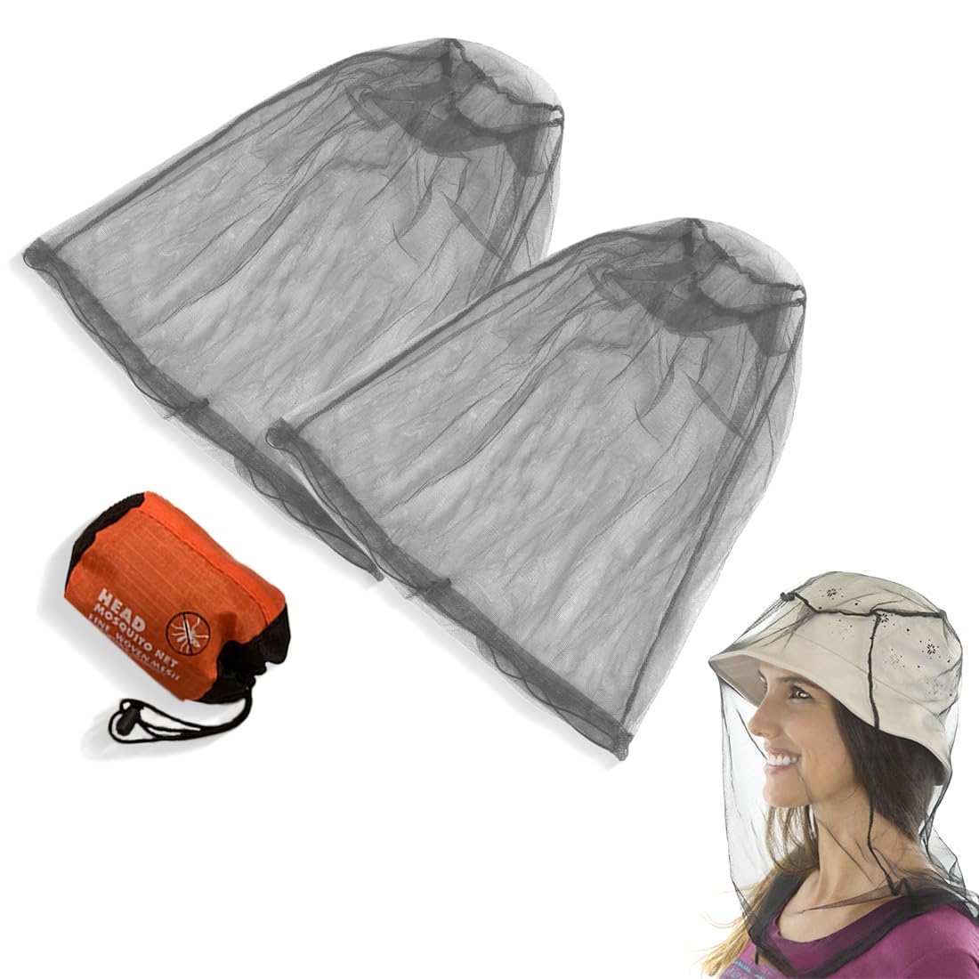 Cappello A Rete Antizanzare - Protezione Testa E Viso, Leggero E