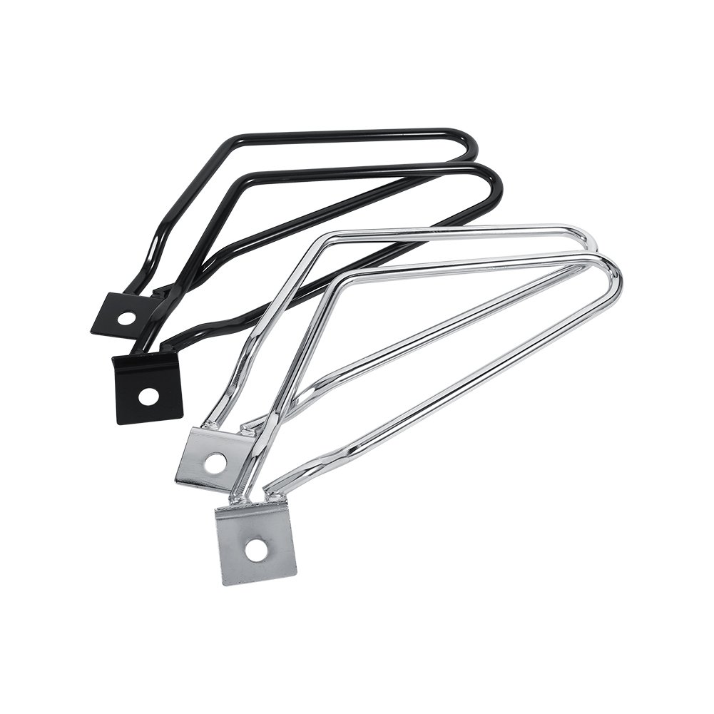 1 Pair Motorcycle Saddlebags Brackets, Saddlebag Bracket Support Guard Support Bar for XL8831200 HD14501584 (Black)