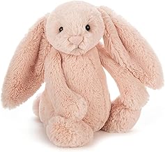 Jellycat Bashful Blush Bunny Stuffed Animal, Medium 12 inches - Rabbit and Bunny Plush Toy - Classic Children's Gift