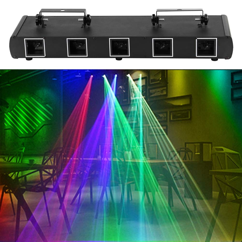 Stroboskop Disco Licht, UKing 4 in 1 RGBW lichteffekte, LED-Projektor Karaoke DJ Perform für Bühnenbeleuchtung für Zuhause Party Dancing Thanksgiving KTV Birthday