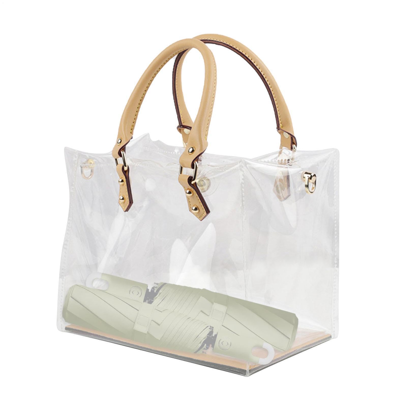Borsa tote trasparente,Borsa per trucco cosmetica trasparente