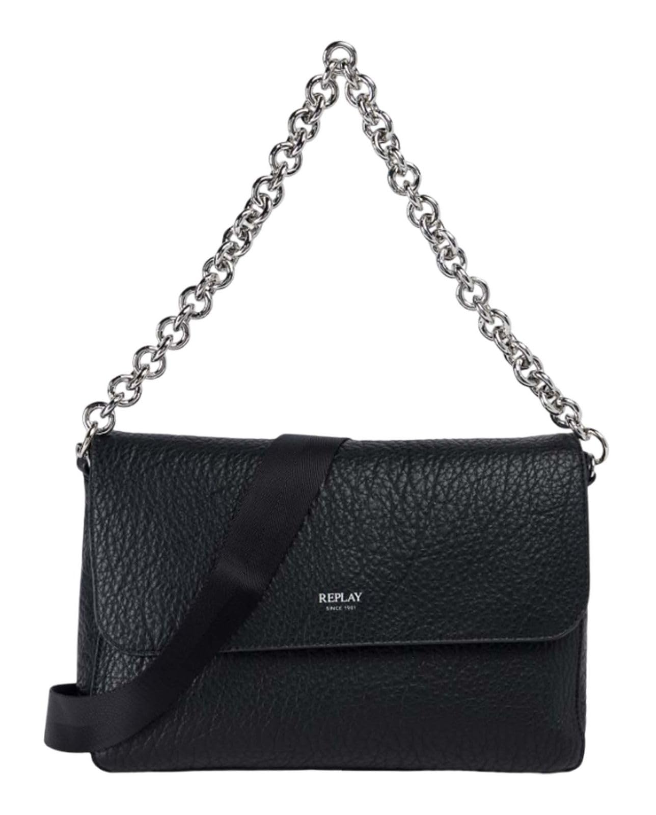 Replay Women Fw3799 Shoulder Bag, 0098 Black, Einheitsgröße