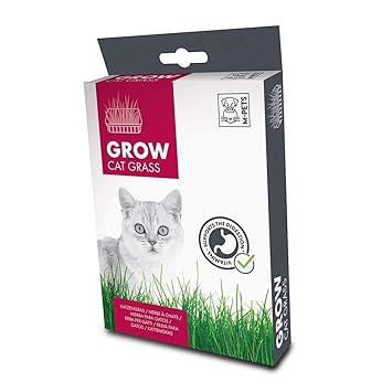 M-PETS CAT Grow Grass with Vitamins 70 G (Pack of 2)