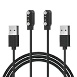 Compatible with CMF by Nothing Smart Watch Charger, 2-Pack Charging Cable Magnetic USB Charging Cord for CMF Watch Pro/Pro 2/Watch 3 Pro Smartwatch