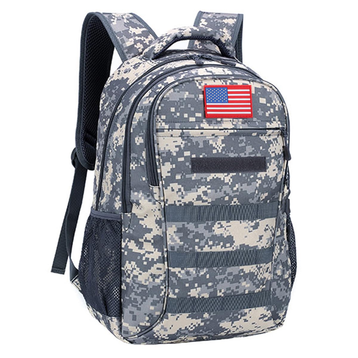 Camo Backpack,Durable School Bag with USB Charging Port,40L Camouflage laptop Back Pack Fit 15.6 Inch Computer for Travel