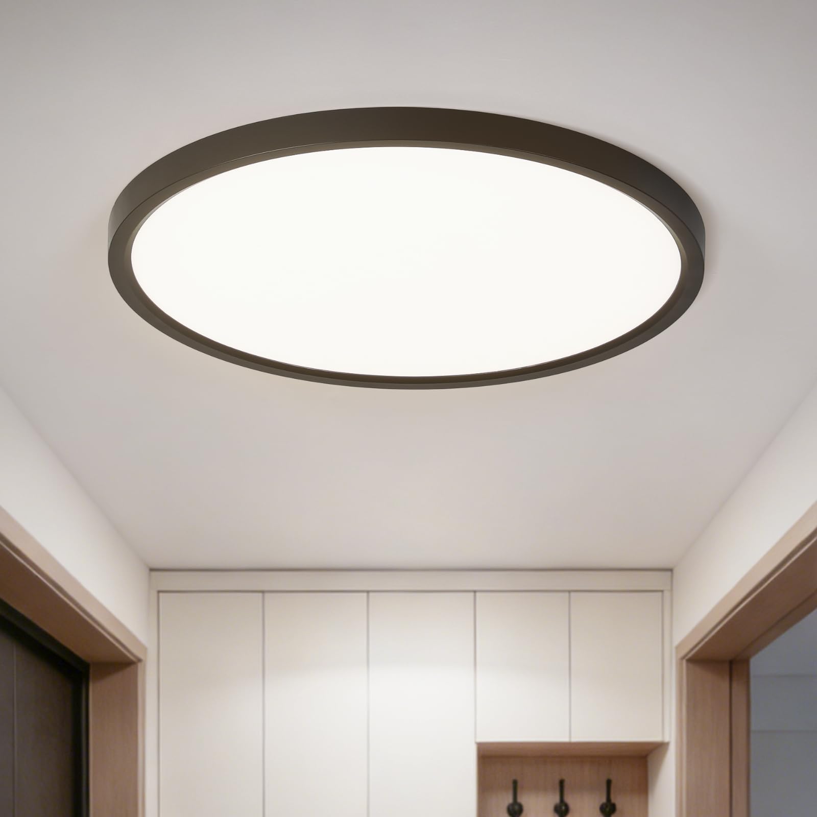 Kuwork LED Deckenleuchte Flach Rund