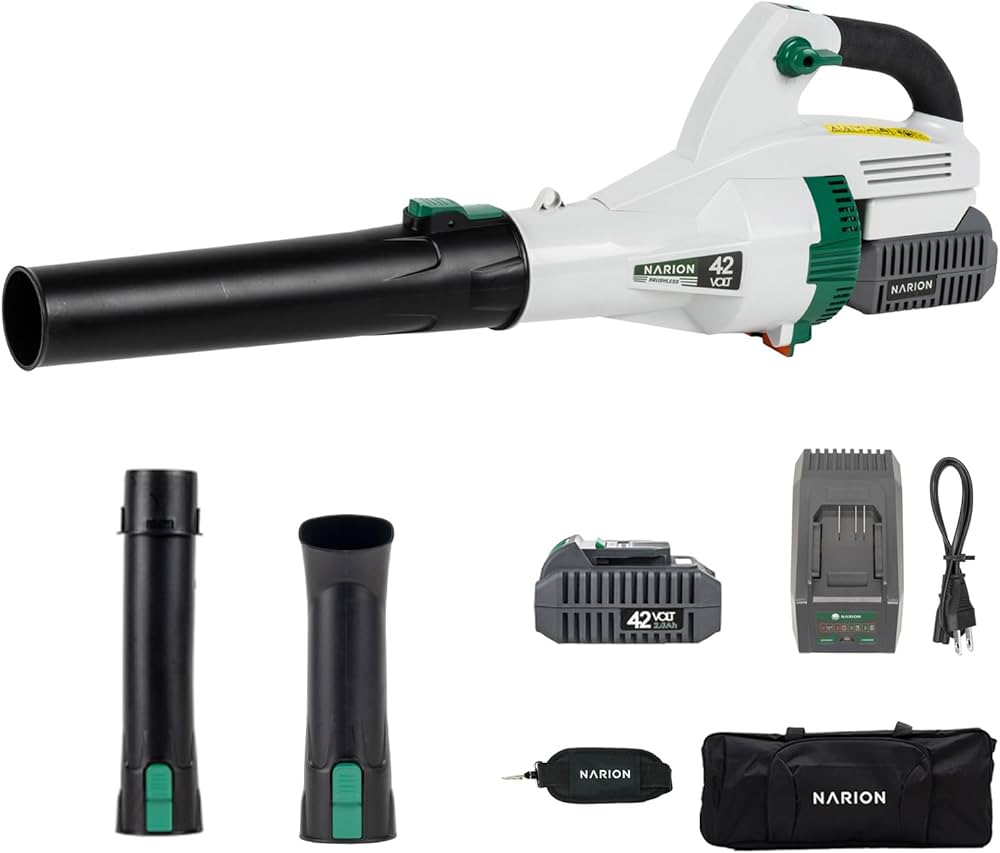 Amazon.co.jp: NARION（ナリオン）【42V】コードレス軽量エアーブロワ