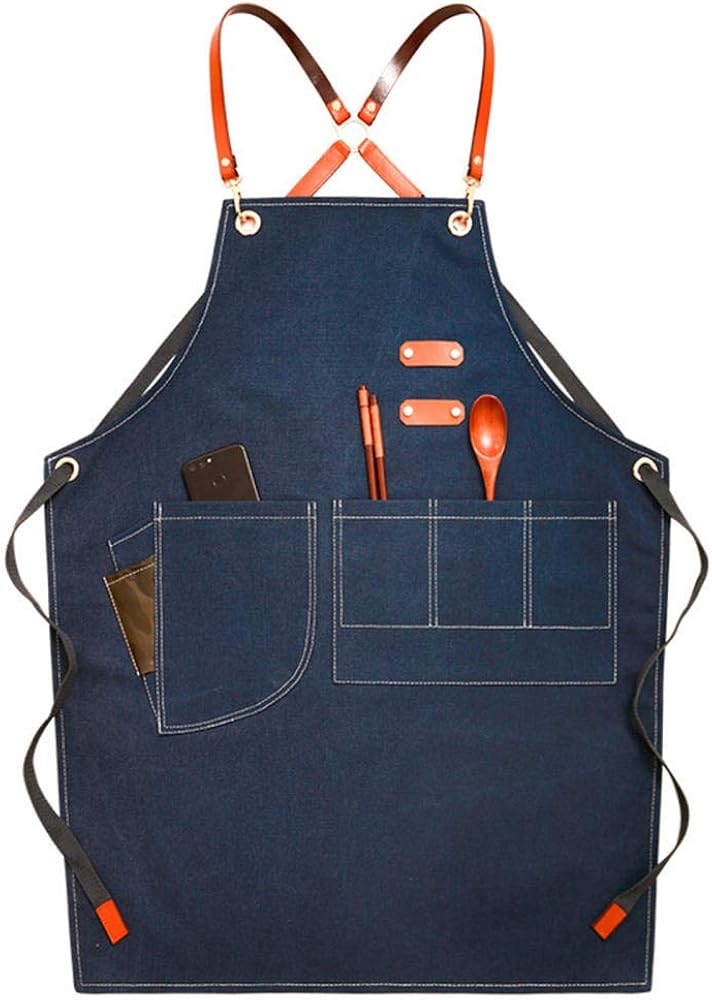 work aprons for men, apron, woodworking apron, Denim apron