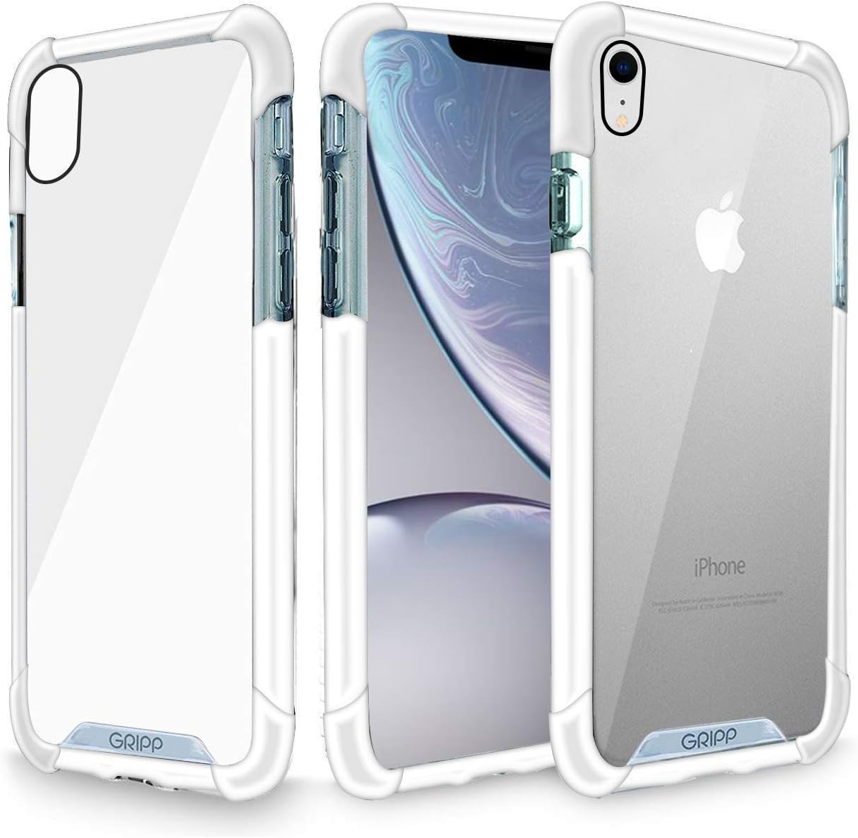 GRIPP Back Cover for iPhone XR (Polycarbonate_White)