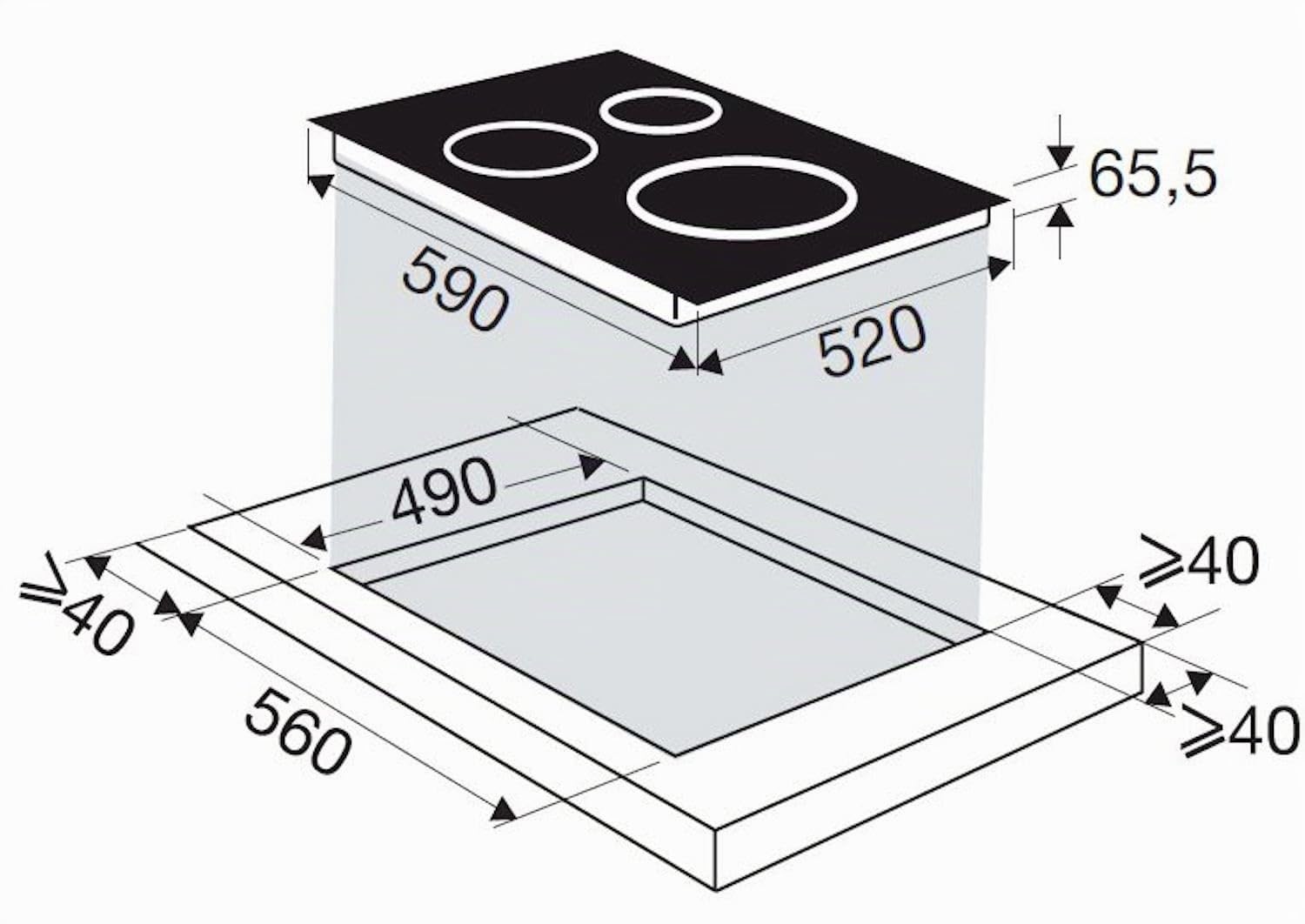 BRANDT Plaque induction BPI6362B