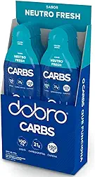 Carbs Gel Dobro sabor Neutro Fresh com Cafeína (10un x 30g)