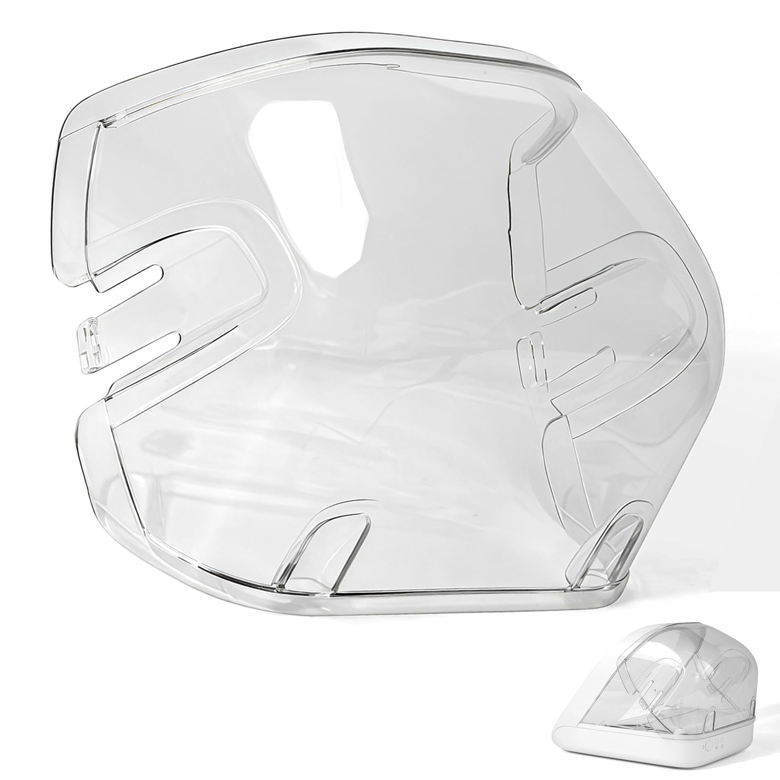Pet Feeder Rear Cover for Micro Chip Cat Feeder, VinDox Prevent Pets From Accessing and Stealing Food From The Rear While Feeder Lid Open