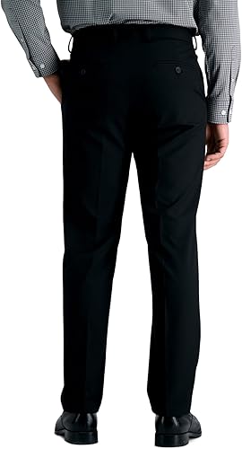 Miniatura 2 de J.M. Haggar - Pantalón de vestir para hombre, elástico en 4 direcciones, corte recto, parte delantera plana