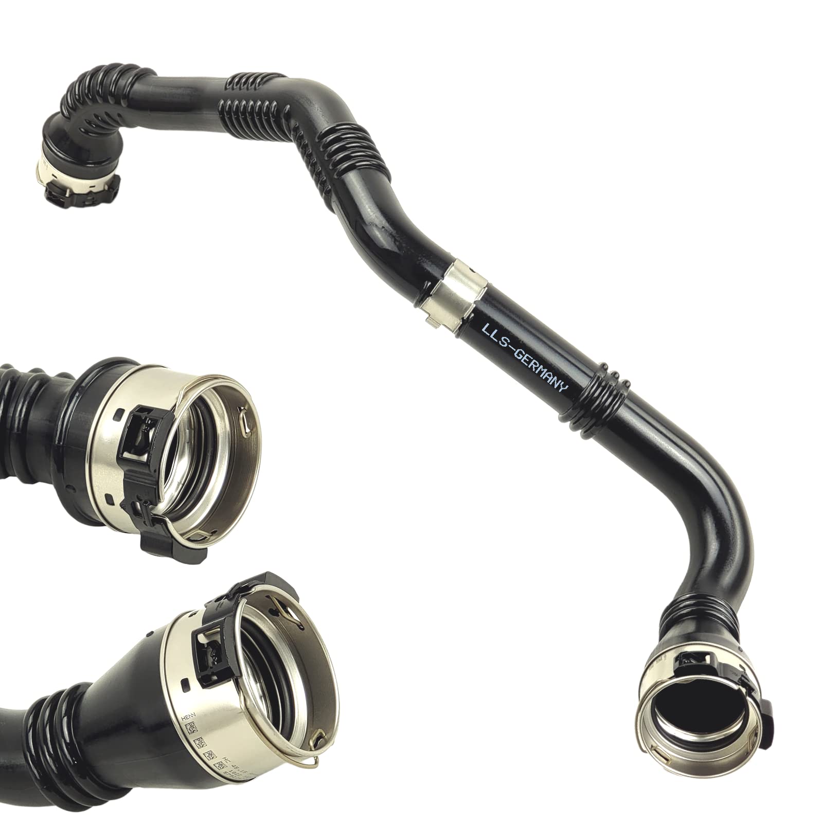 Tuyau D'Air De Suralimentation Turbo Compatible Renault Kangoo II 1.5 DCi – Qualité Premium Prêt à Monter Avec Joints Et Collier