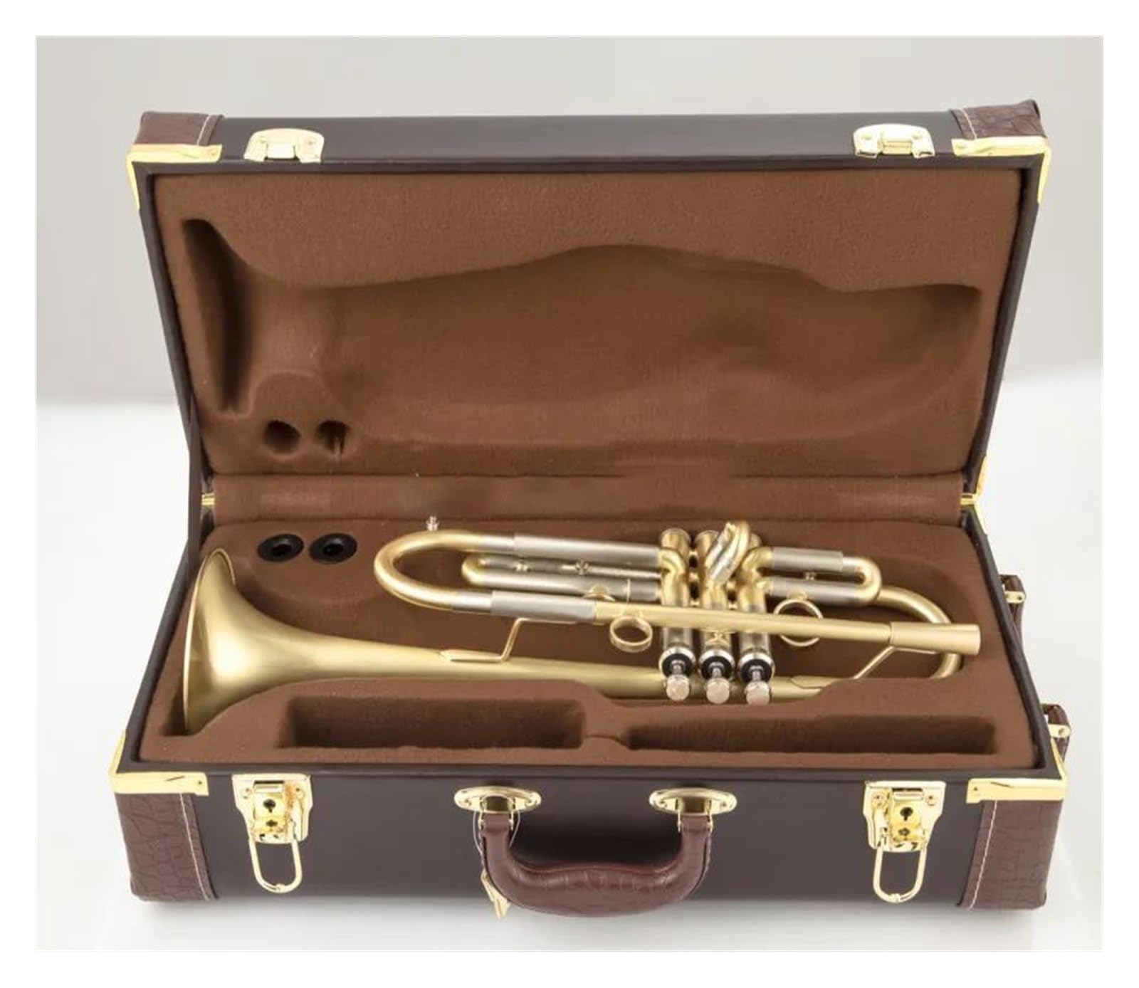 Trąbki Profesjonalne Instrumenty Muzyczne Z Trąbką Bb, Mosiężne, Z Etui