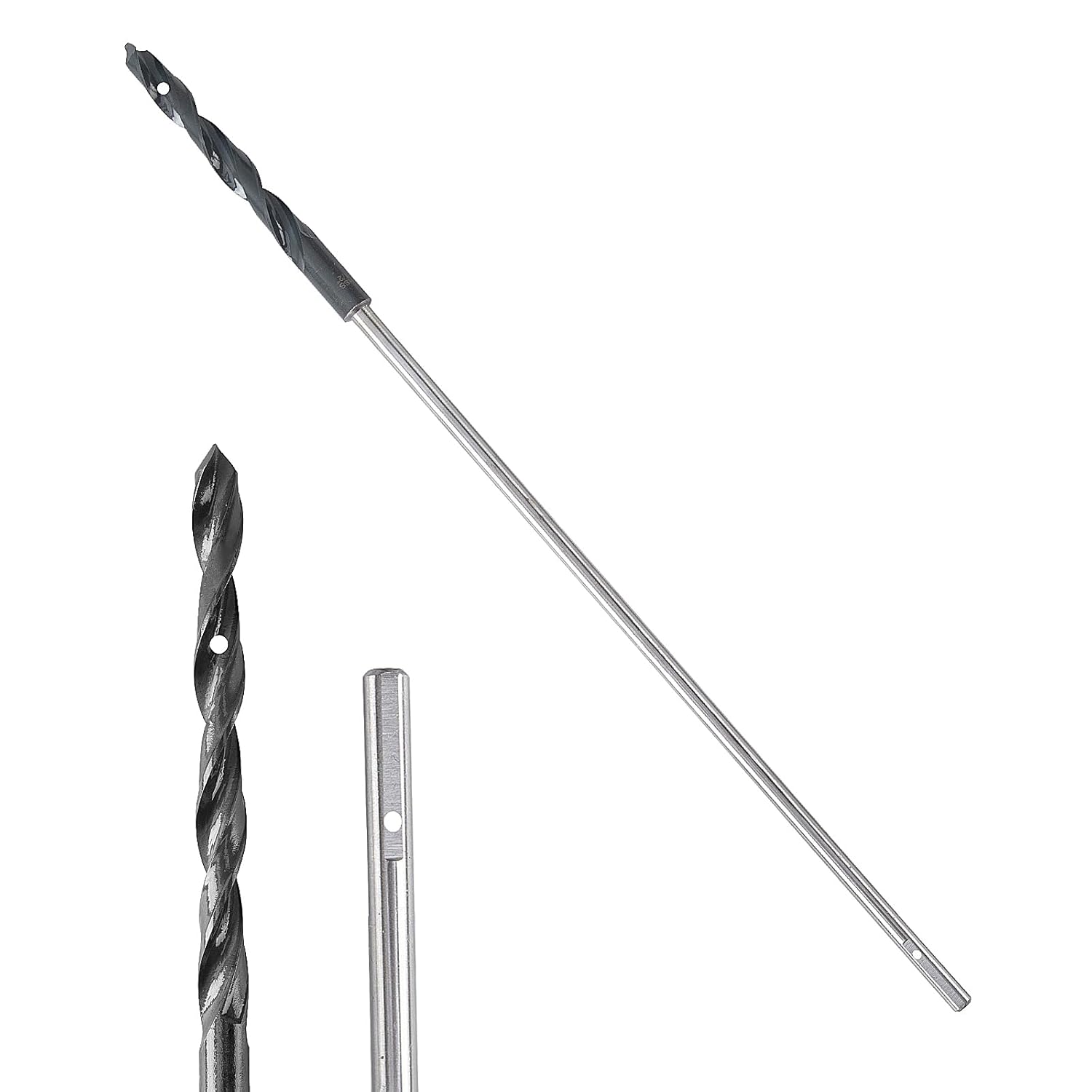 1/2” x 24” long drill bit (1 pack) installer drill bit for wood with nails 1/2" x 24"