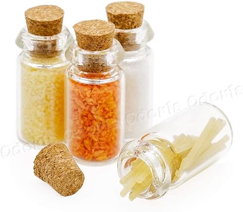 Miniatura 3 de Odoria 112 Utensilios de cocina en miniatura y frascos de vidrio, accesorios de decoración de casa de muñecas