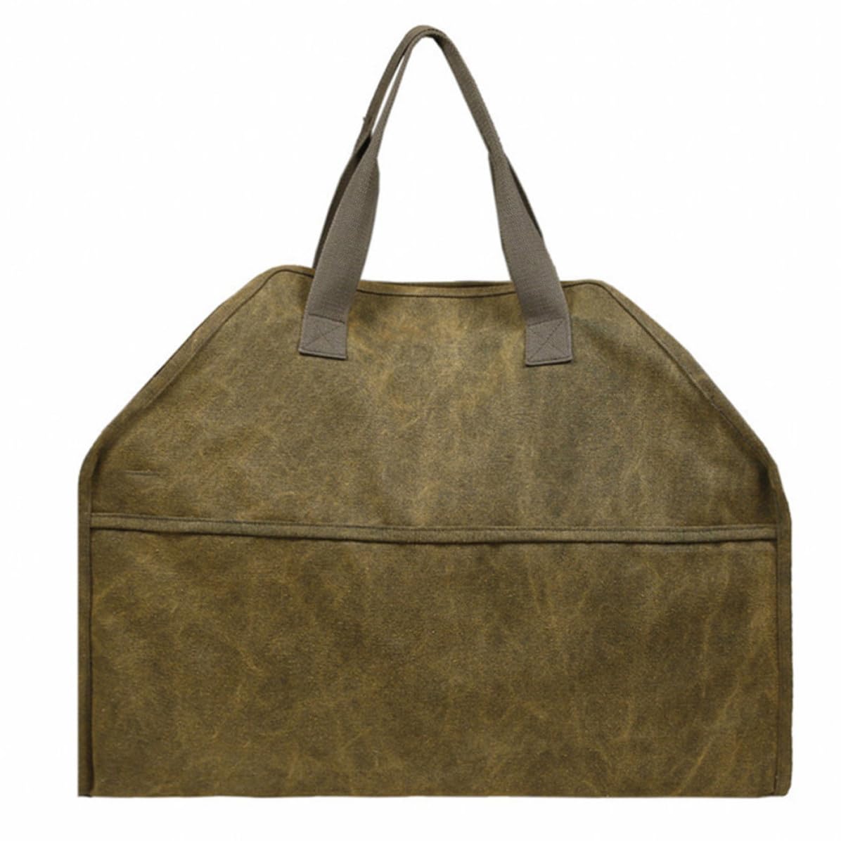 HANABASS Borsa per Trasporto Legna e Rami Capacità di Carico Pesante Portalegna in Tela 16 Ann Canvas Resistente per Campeggio e Lavori Domestici
