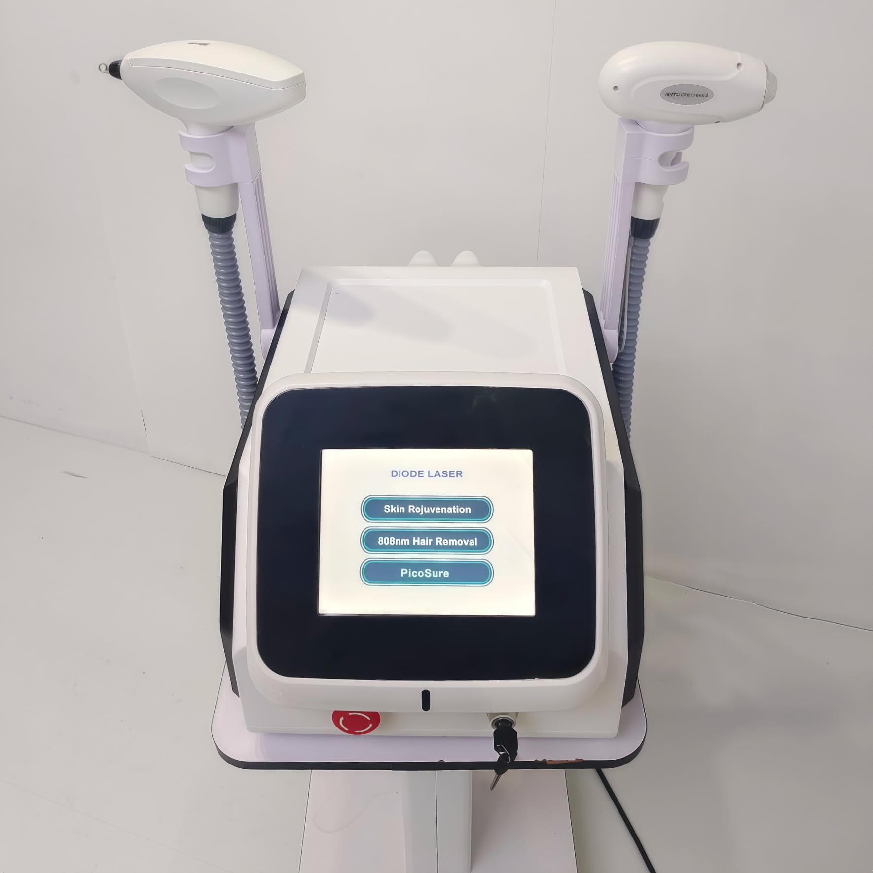 2 in 1 808 diodo laser depilatore 4 lunghezze d'onda 755/808/940/1064nm + picosecondi laser ND: YAG tattoo remover 4000W