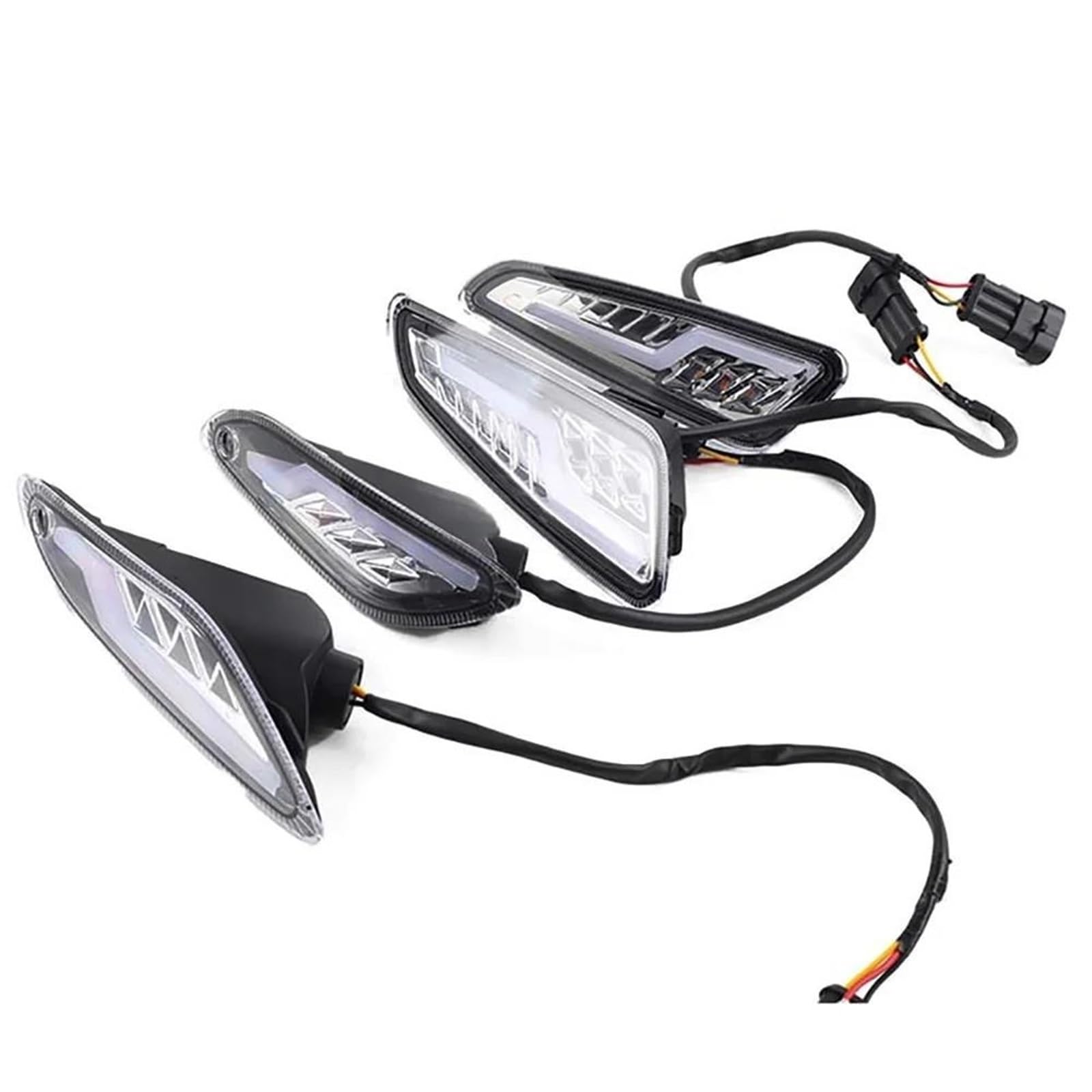 Moto Indicadores Intermitentes LED Para Motocicleta Para PIAGGIO Para Vespa Primavera 50 125 150 (2013-2023) Intermitentes Luz De Señal De Giro(Color1)