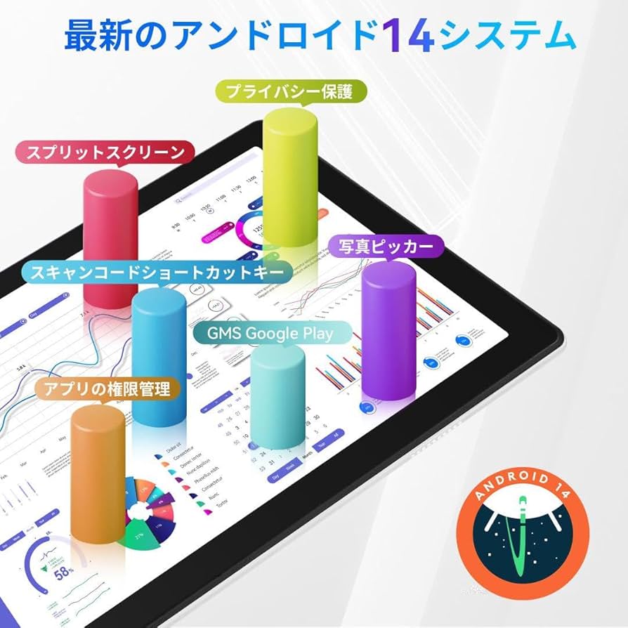 アンドロイド 14 タブレット Bluetooth5.3 大容量バッテリー内蔵 Amazon.co.jp: アンドロイド 14 タブレット Bluetooth5.3 大容量