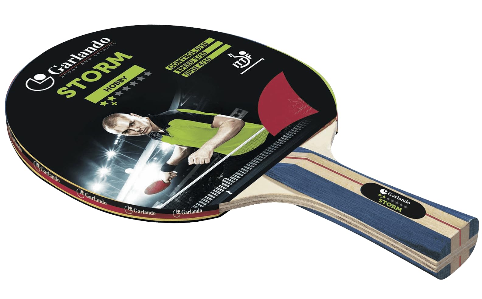 Garlando Storm Racchetta Ping Pong 2 Stelle