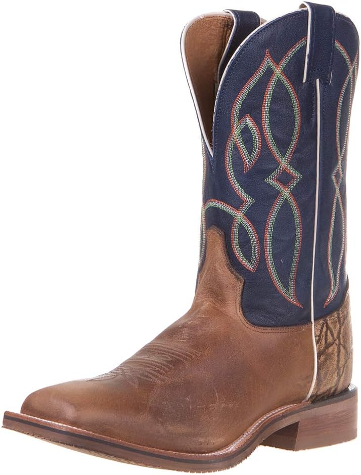 Taupe Wide Square Toe Western Boot by Tony Lama Guyana Ubuy