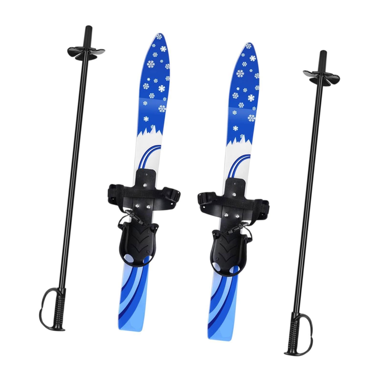 Bindungen können an die Schuhgröße angepasst Werden. Kinderskiboards, Kurze Skier, Schneeskistöcke, Outdoor Freizeit, Wintersport, Skiboard,