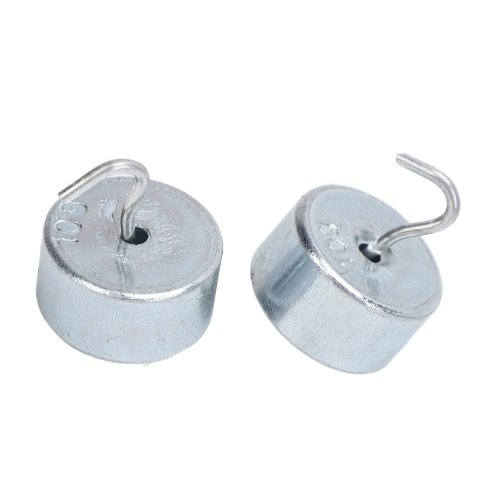 Physics Teaching Hook Weight, Double Hook Weight Set Sturdy Chrome Steel Versatile ±2% Accuracy Easy to Use Portable 10g for General Science