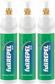 3 Repelentes De Mosquitos Fullrepel Com Icaridina Antidengue