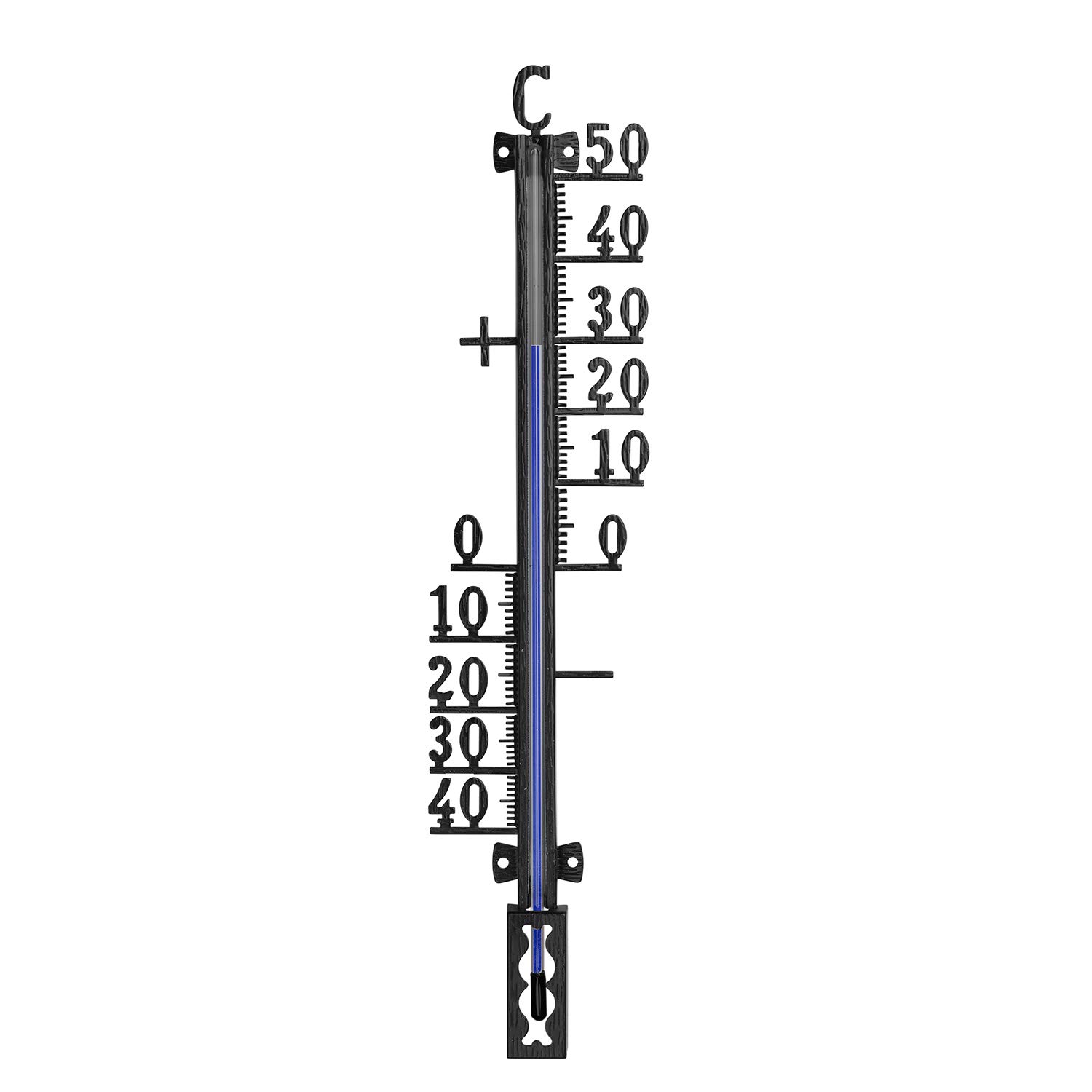 MAURER Termometro Exteriores/​Interiores Metal 27 cm.