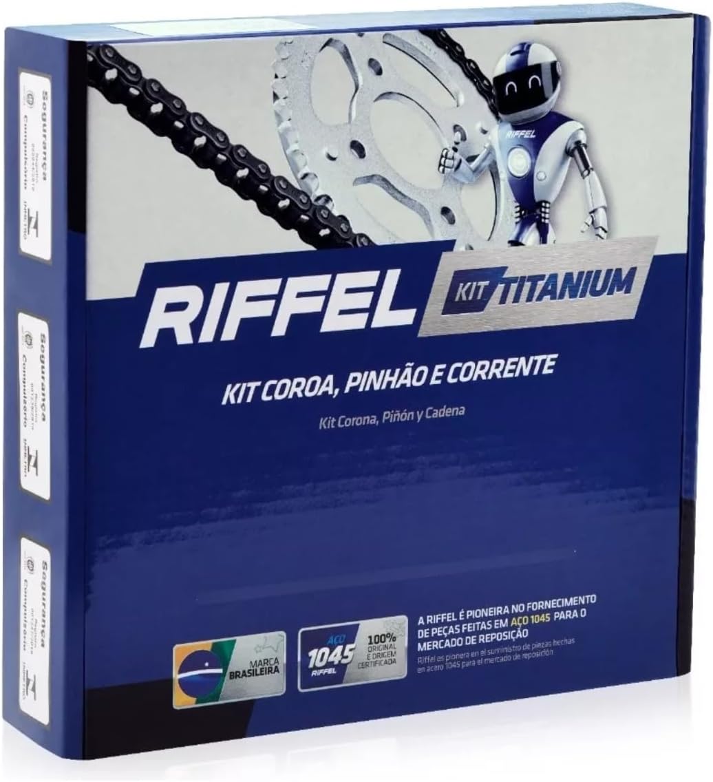 Kit Relação Moto CB 300F Twister Transmissão 14 X 38 Original Corrente, Pinhão, Corrente Reforçada Conjunto de Manutenção Kit Relação Moto CB 300F Twister Transmissão 14 X 38 Original Corrente, Pinhão, Corrente Reforçada Conjunto de Manutenção