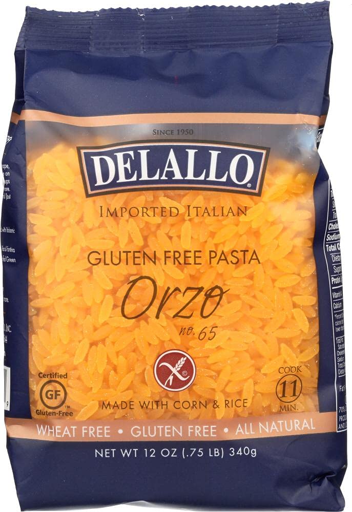 DeLallo Pasta Gluten-Free Corn and Rice Orzo