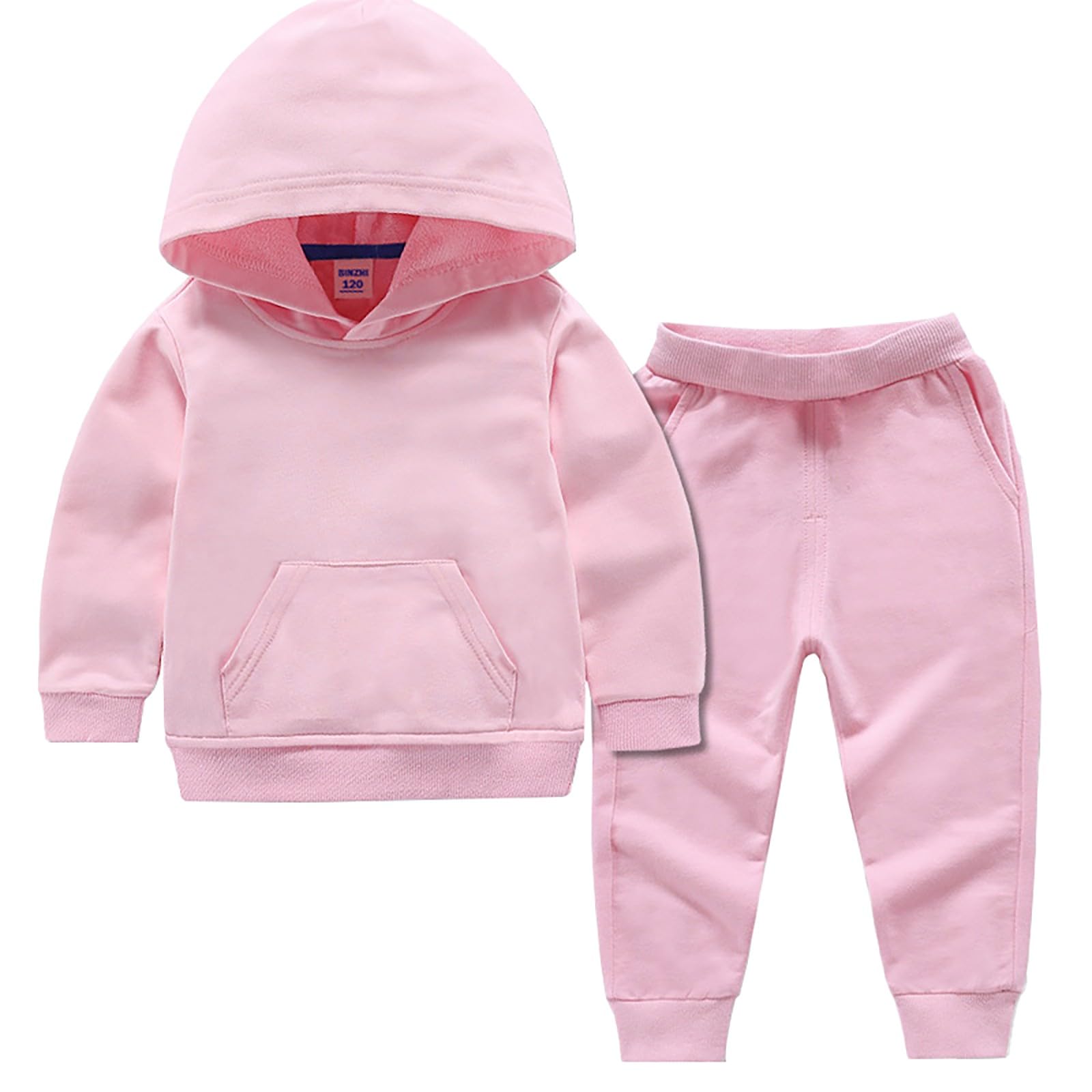 Unisex Kinder Trainingsanzug Hoodie Jogger 2-teiliges Set