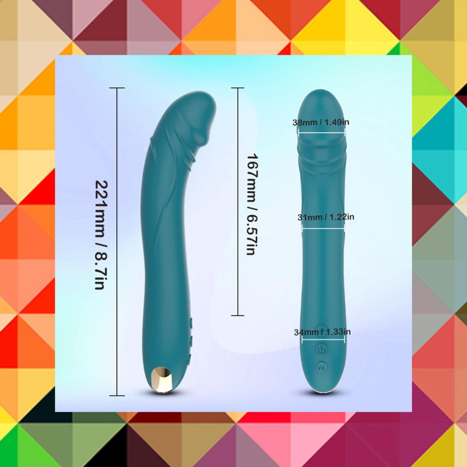 Dona Vibratori Vibratori per le donne Vibratore del dildo Giocattoli anali Stimolatore del clitoride della vagina Orgasmo del punto G Giocattolo adulto del sesso per la donna Masturbatore femminile