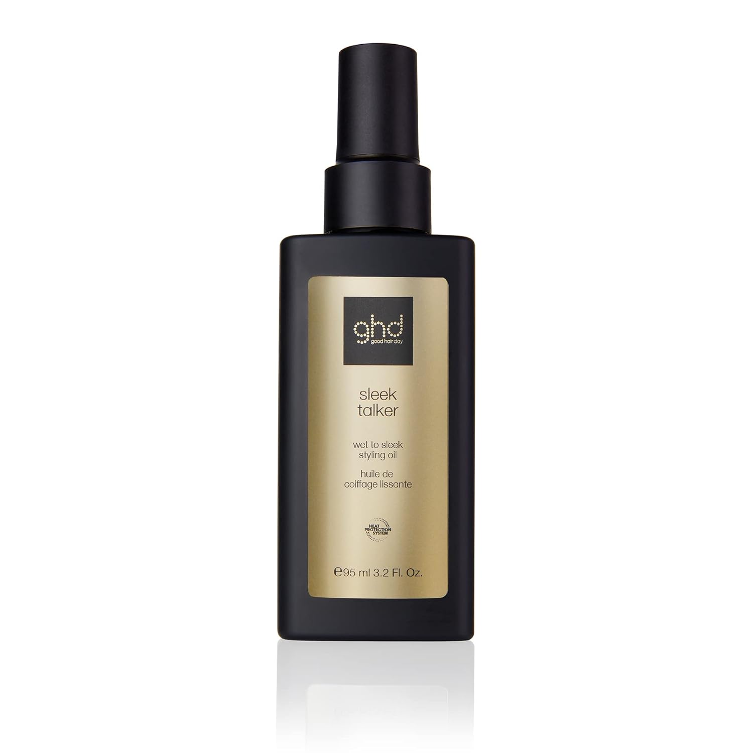 ghd Sleek Talker ― Wet to Sleek Hair Styling Oil with Heat Protection, Nourishing Argan Oil to Smooth & Soften Hair for Up to 72 Hours ― 3.2 fl. oz. ghd Sleek Talker ― Wet to Sleek Hair Styling Oil with Heat Protection, Nourishing Argan Oil to Smooth & Soften Hair for Up to 72 Hours ― 3.2 fl. oz.