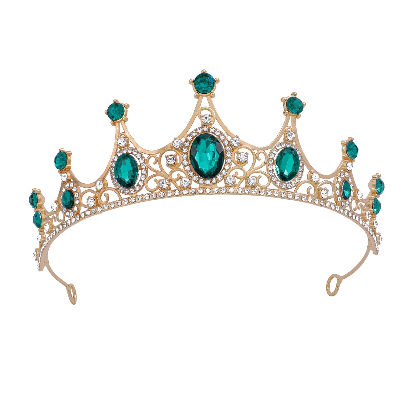 Tiara Corona de Cristal,Corona de Mujer,Diadema Novia,Corona Princesa,Tiara Novia,Corona Reina, Corona para Cumpleaños,Boda,Espectáculo,Baile de fin de año Fiesta