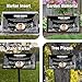 ADFSTONE Granite Memorial Plaques for Outdoors, Headstones for Graves, Bereavement Garden Stones, Tombstone Marker, Grave Markers for Cemetery, Memorial Stones for Loved Ones, Porcelain Grave Photo