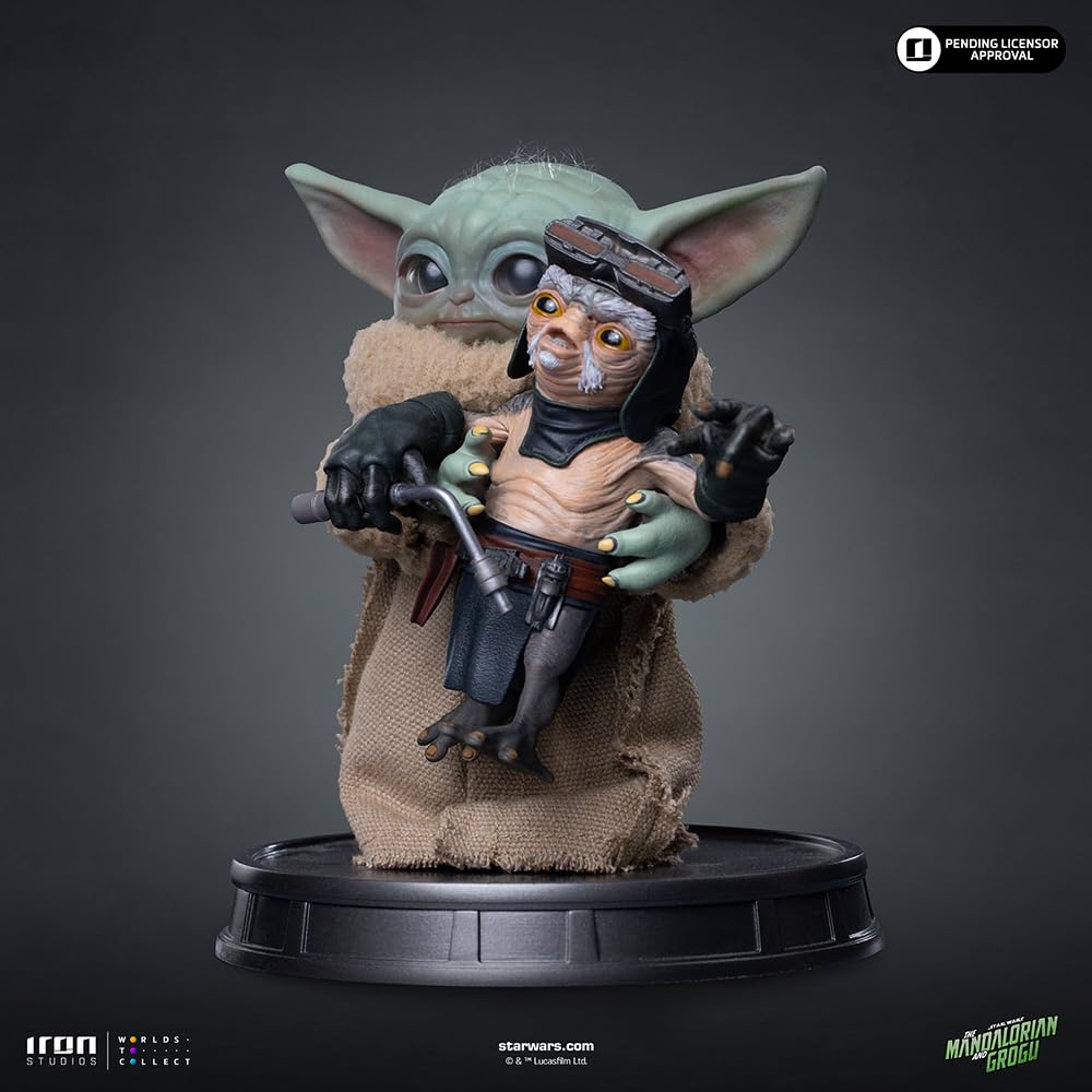 Iron Studios Estatua coleccionable Grogu No Squeezy Movie Grogu Collection Multicolor Polystone Resin 13,7 cm 5.4 pulgadas