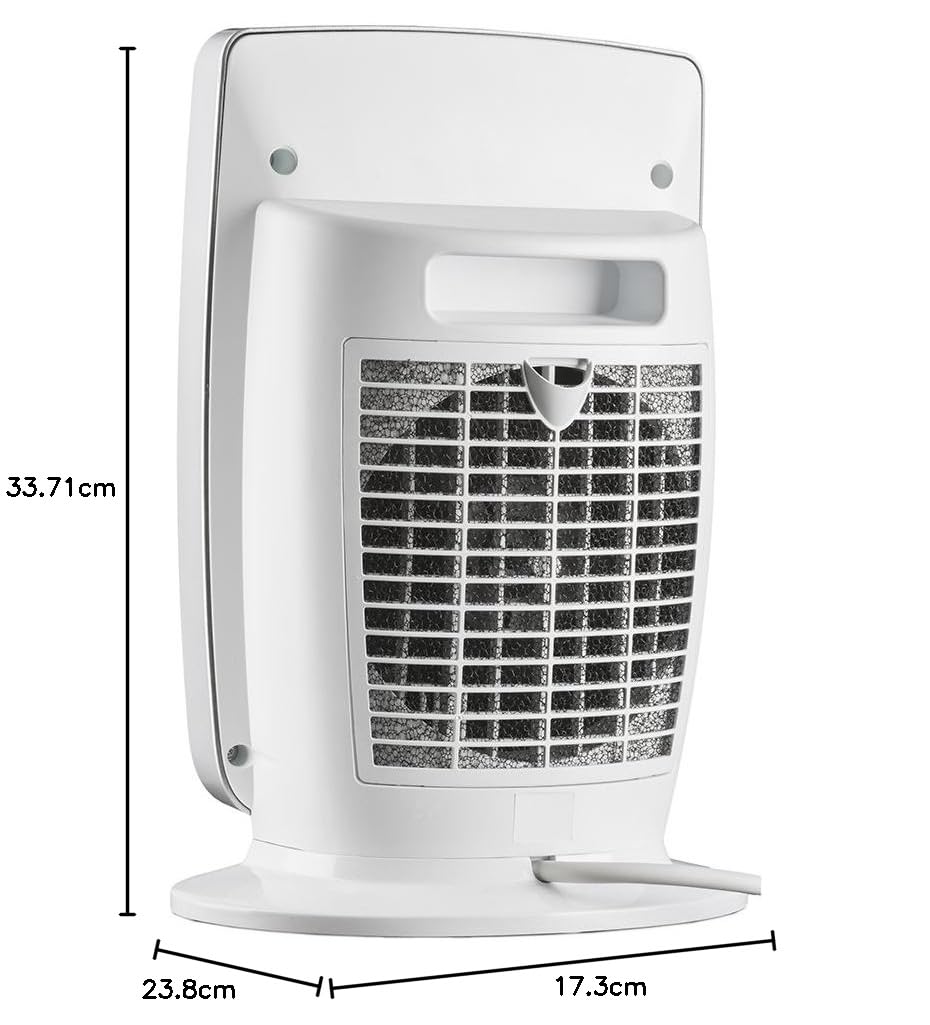 Olimpia Splendid Caldostile D 2000 W 220-240 V Ceramika Wentylator Podgrzewacz z Zdalne Sterowanie a Zegar, Szary