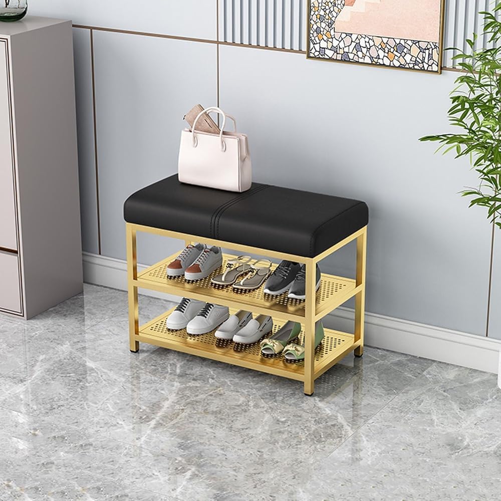 Banc de rangement chaussures pour optimiser l'entrée