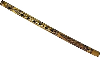 Decorative Traditional Handmade Hand carved Wooden Bamboo Flute Basuri Indian Musical Instrument for Gifting and Decoration