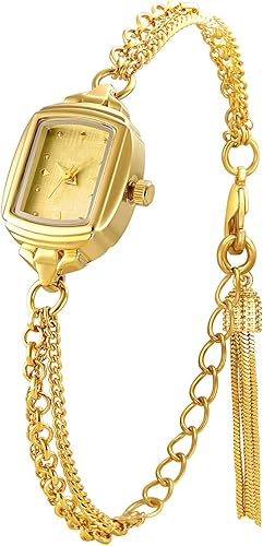 ADSBIAOYE Reloj de cuarzo para mujer, delicado rectángulo, ultra fino, impermeable, elegante, analógico