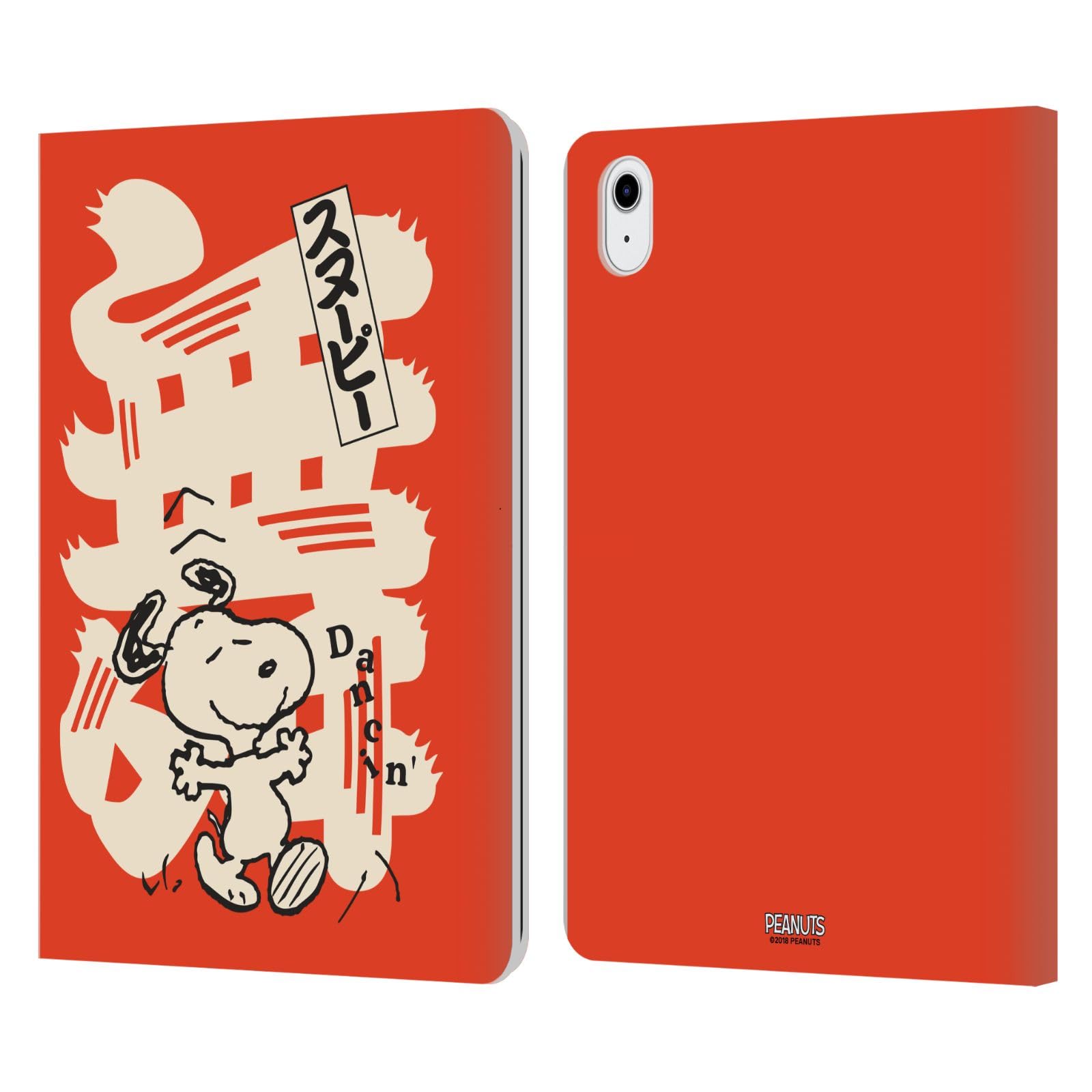 Funda Peanuts Snoopy iPad Air 2022 carcasa cuero tipo libro soporte tableta Apple 7